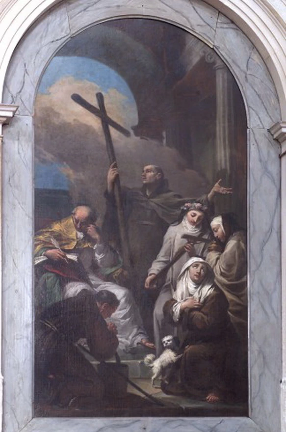San Pietro d'Alcantara e Santi francescani - Chiesa di S. Giobbe e S. Bernardino, Campo San Giobbe, Venezia